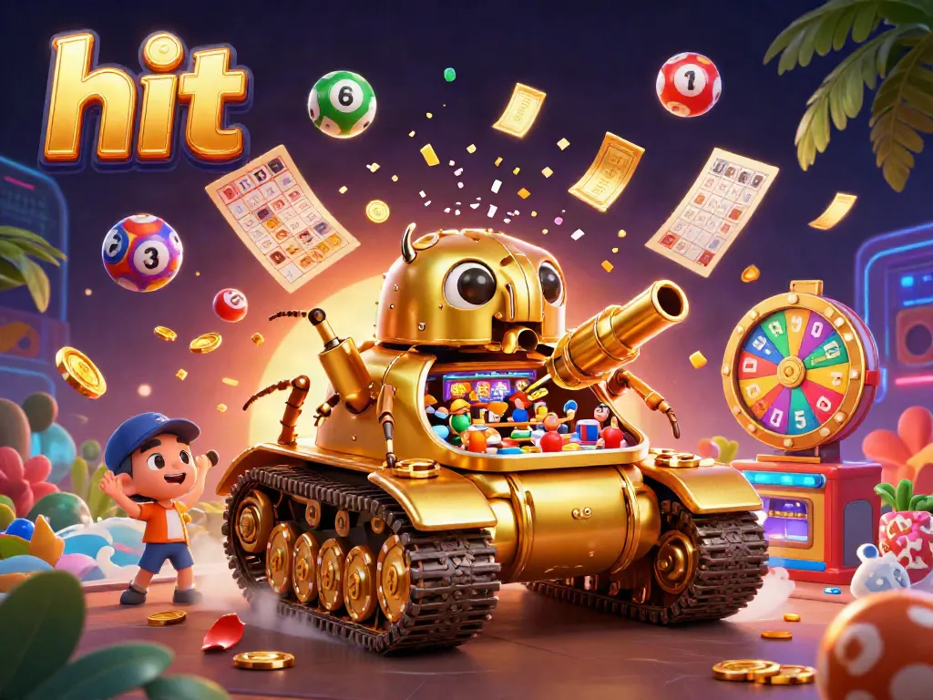 Engage with the dynamic casino scene, featuring hit-themed elements and vibrant activities.