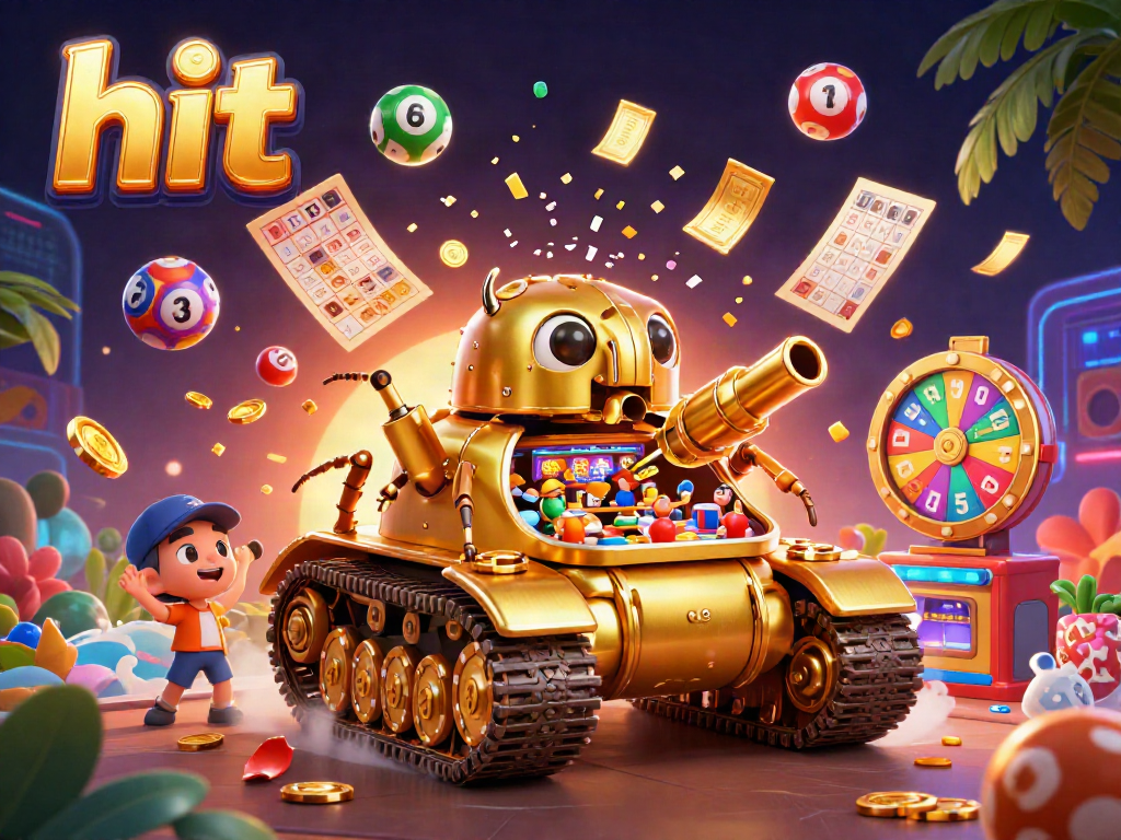 Engage with the dynamic casino scene, featuring hit-themed elements and vibrant activities.