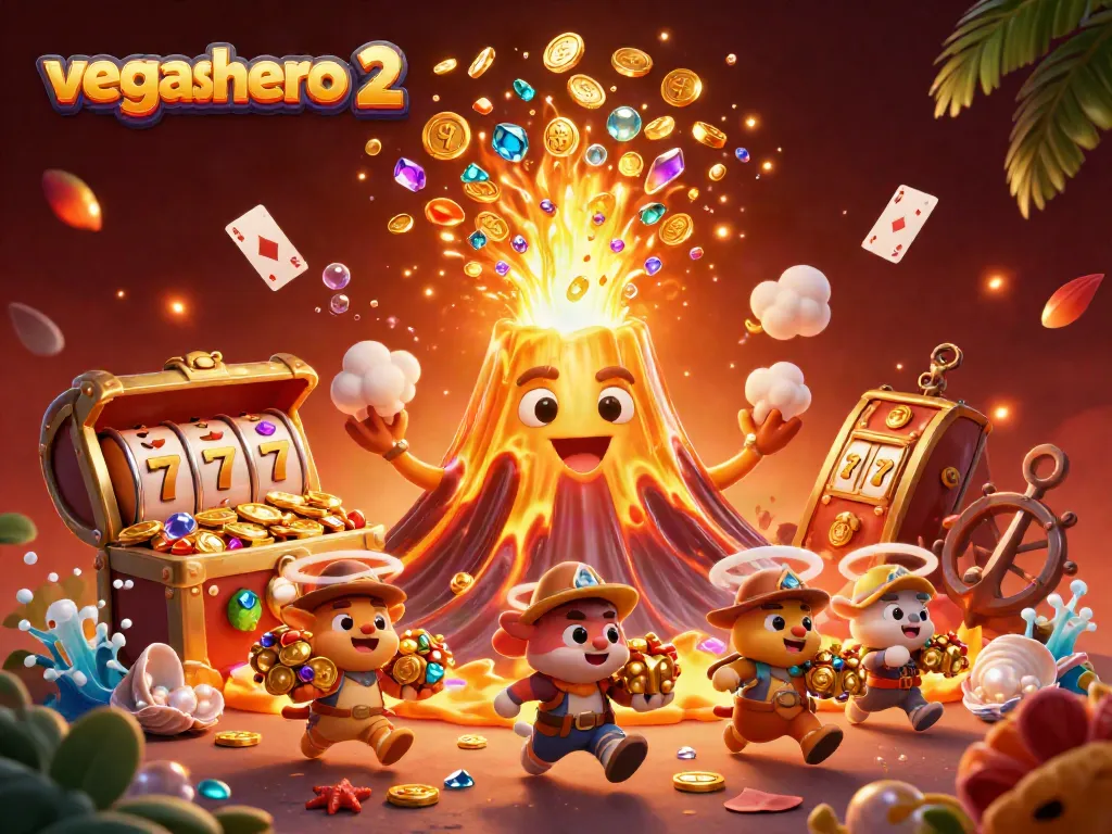 Experience winning thrills at vegashero 2 with exciting treasures and vibrant casino game elements.