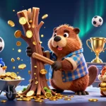 Experience thrilling action at Sunwin with a 3D scene featuring a playful beaver collecting coins.